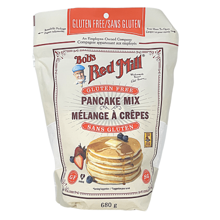 Front of Bob's Red Mill Gluten-Free Pancake Mix, 680g