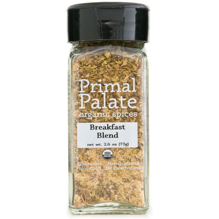 Primal Palate Organic Spices Breakfast Blend, AIP Friendly, 73g