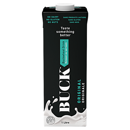 Front of BUCK Buckwheat Mylk Original, 1L