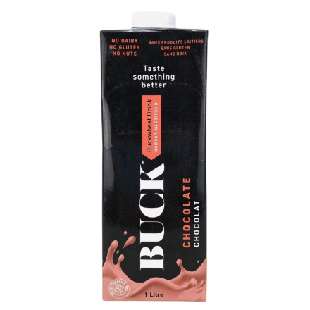 Front of BUCK Chocolate Buckwheat Milk