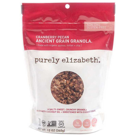 Purely Elizabeth Ancient Grain Granola Cereal Cranberry Pecan, 340g