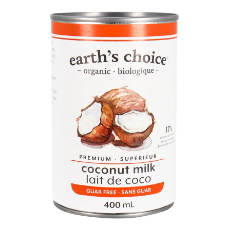 Front of Earth’s Choice Organic Coconut Milk, 400mL