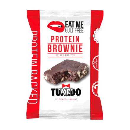 Front of Eat Me Guilt Free Protein Brownie Tuxedo