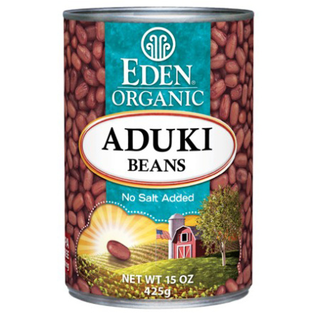 Eden Organic Aduki Beans No Salt Added BPA Free Can, 425g