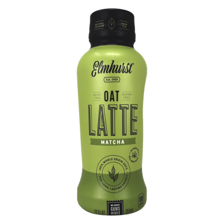 Front of Elmhurst Oat Milk Latte Matcha