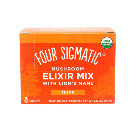 Four Sigmatic Mushroom Elixir Mix with Lion's Mane Think - 20 Packets