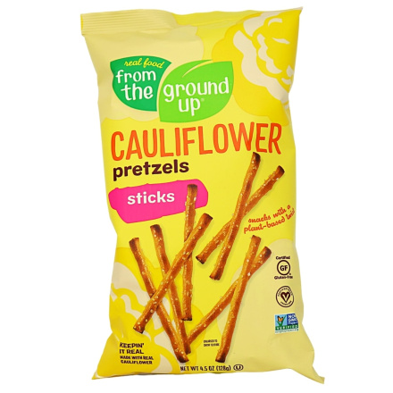 From The Ground UP Original Cauliflower Pretzel Sticks, 128g