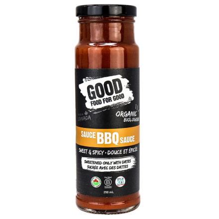 Front of Good Food For Good Paleo BBQ Sauce Sweet & Spicy, 250ml
