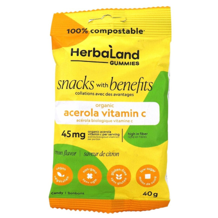 Front of Herbaland Acerola Vitamin C Gummies