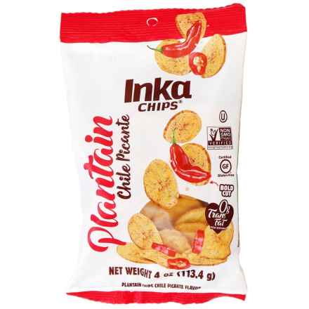 Inka Chips Chile Picante Plantain Chips, 113g