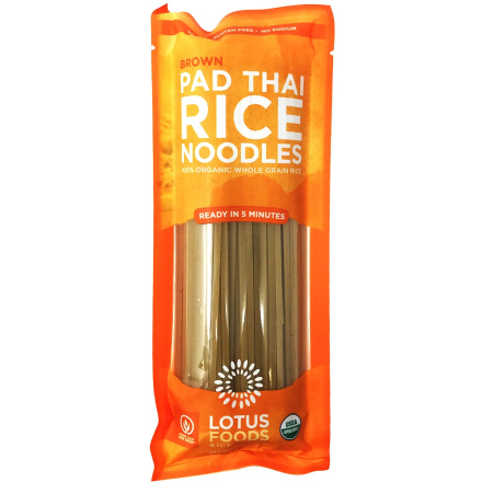 Lotus Foods Organic Brown Pad Thai Rice Noodles, 227g