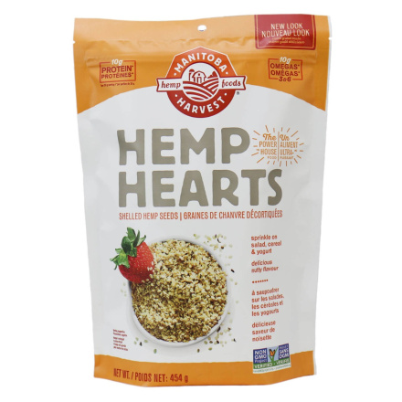 Manitoba Harvest Hemp Hearts Shelled Seeds, 454g