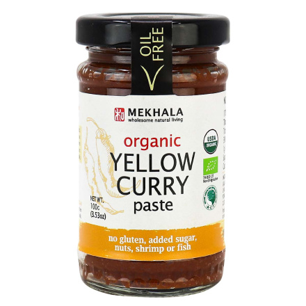 Mekhala Organic Vegan Yellow Curry Paste, 100g