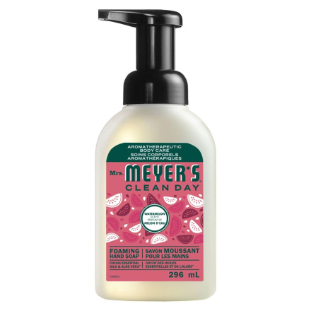 Front of Mrs. Meyer's Foaming Hand Soap Watermelon