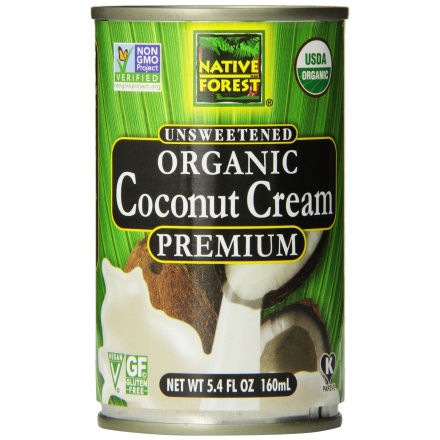 Native Forest Organic Unsweetened Coconut Cream, 160ml