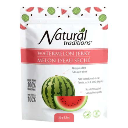 Front of Natural Traditions Watermelon Jerky