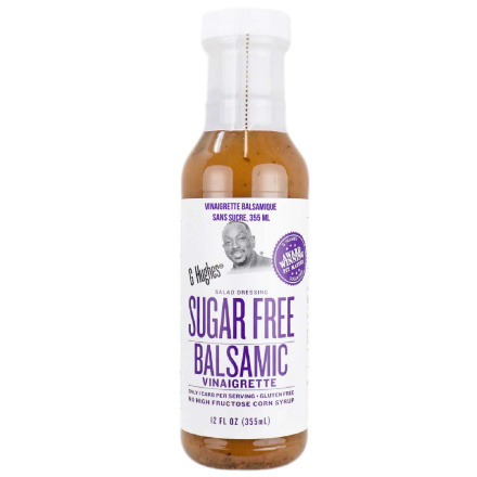 Front of G Hughes Sugar Free Balsamic Vinaigrette, 355mL