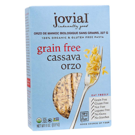 Jovial Organic Grain-Free Cassava Orzo front