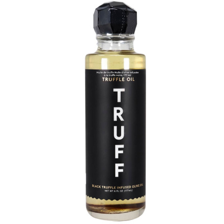 Front of Truff Truffle Oil Black Truffle Infused Olive Oil, 177mL
