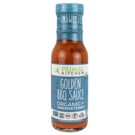 Front of Primal Kitchen Golden BBQ Sauce Unsweetened at Natura Market