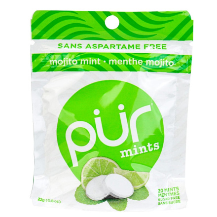 Pur Sugar-Free Mints Mojito Mint, 22g