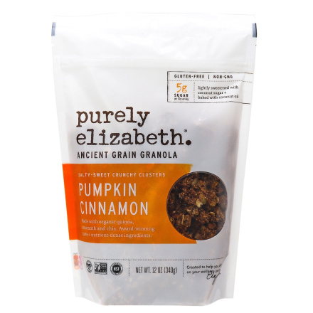 Purely Elizabeth Ancient Grain Granola Cereal Pumpkin Cinnamon, 340g