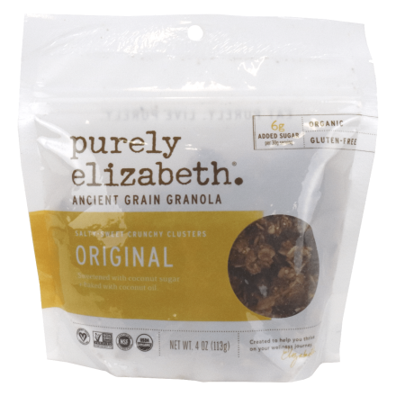 Front of Purely Elizabeth Organic Ancient Granola Original 