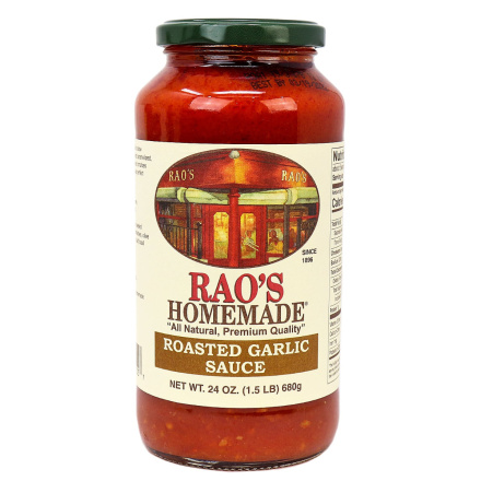 Front of Rao's Roasted Garlic Sauce, 680g
