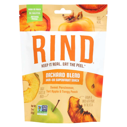 Front of RIND Orchard Blend Skin-On Superfruit Snack, 85g