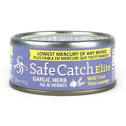 Safe Catch Canned Wild Tuna - Garlic Herb, 142g