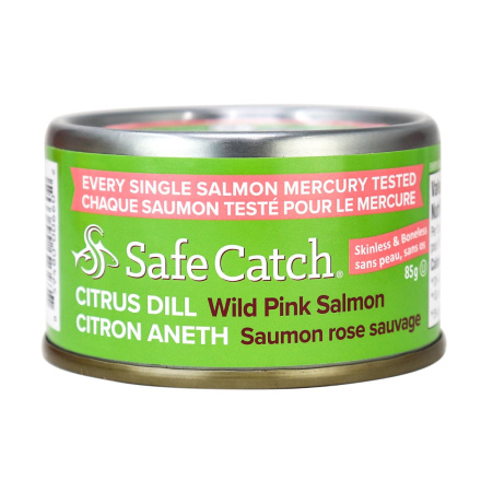 Safe Catch Wild Alaska Pink Salmon - Citrus Dill, 85g