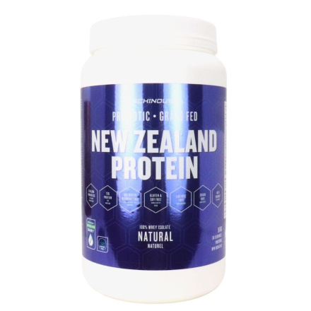 Front of Schinoussa Probiotic Grass-Fed New Zealand Protein Natural