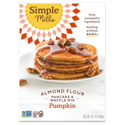 Simple Mills Pumpkin Pancake & Waffle Mix, 303g