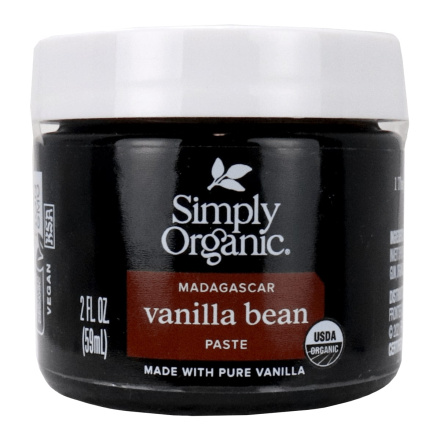 Front of Simply Organic Madagascar Vanilla Bean Paste