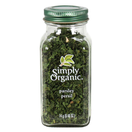 Front of Simply Organic Parsley, 14g