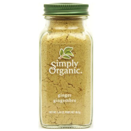 Simply Organic Ginger Root Ground, 46g