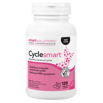 Front of Smart Solutions Cyclesmart, 120 Capsules
