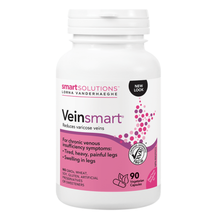 Front of Smart Solutions VEINsmart, 90 Capsules