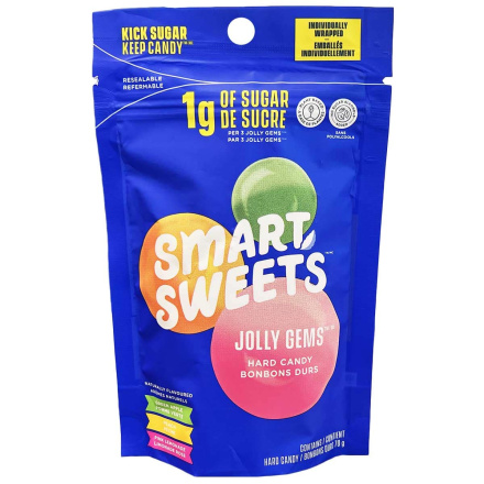 SmartSweets Low Sugar Jolly Gems Hard Candy, 70g