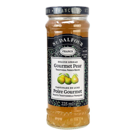 St. Dalfour Deluxe Fruit Spread Gourmet Pear, 225ml