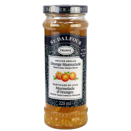St. Dalfour Deluxe Fruit Spread Orange Marmalade, 225ml