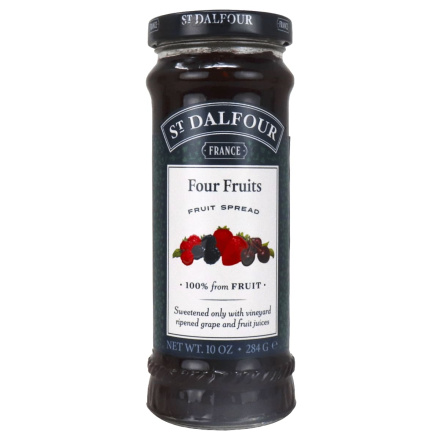 Front of St. Dalfour Fruit Spread Four Fruits