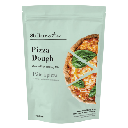 Front of Stellar Eats Grain-Free Pizza Dough Baking Mix, 271g