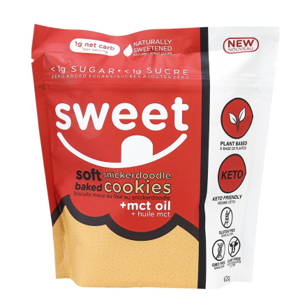 Sweet Nutrition Soft Baked Snickerdoodle Cookies, 6 Cookies 