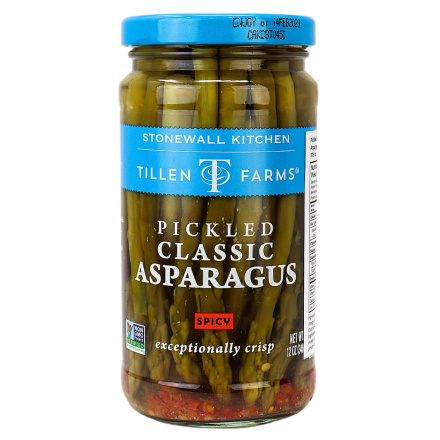 Tillen Farms Spicy Pickled Classic Asparagus, 340g