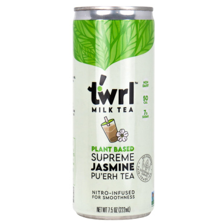 Front of Twrl Milk Tea Plant-Based Supreme Jasmin Pu'erh Tea