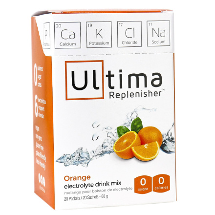 Ultima Replenisher Electrolyte Drink Mix Orange, 20 Packets