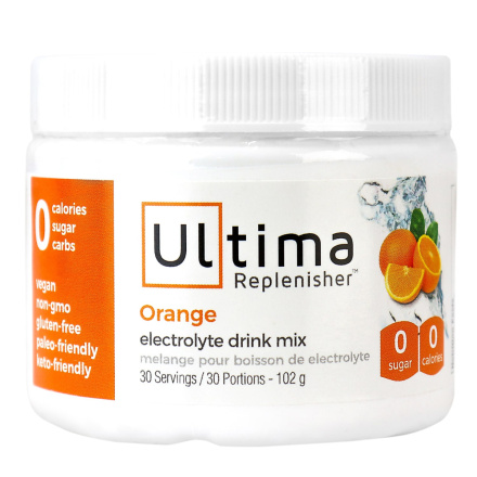 Ultima Replenisher Electrolyte Drink Mix Orange, 30 Servings