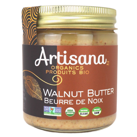 Front of Artisana Organics Walnut Butter With Cashews