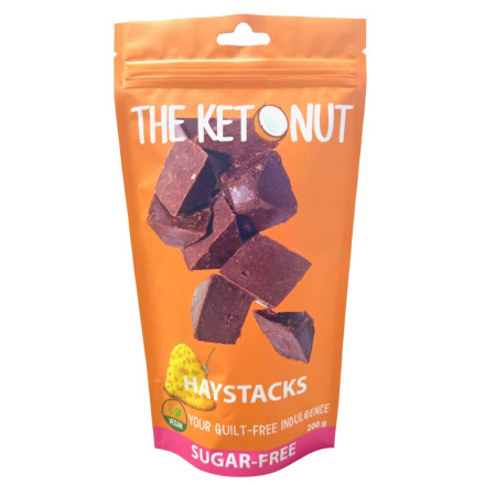 Front of The Ketonut Sugar-Free Haystacks, 200g